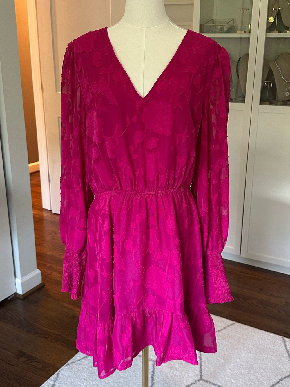 NWT Evereve Penelope dress in pink XL